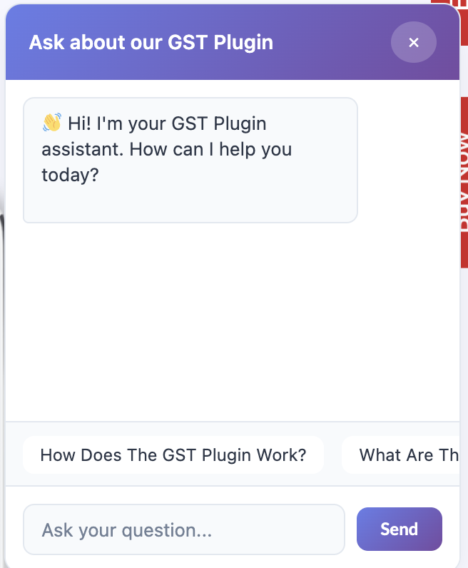 GST Chatbot Preview